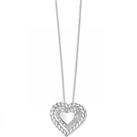 Halskette Comete Dame in Weißgold Diamante 0.16 Ct GLB1367 - GLB1367